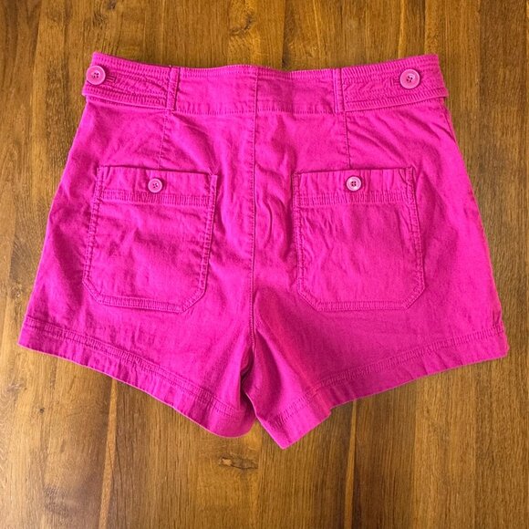 MAEVE by Anthropologie Colette Sailor Shorts Womens 6 Pink Purple Short Women - Picture 2 of 10